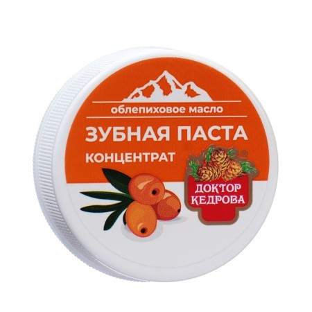 Toothpaste with sea buckthorn oil Dr. Kedrova, 35 gr
