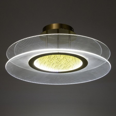 Synthia chandelier LED 48W 3000-6000K gold 50x50x20cm-4