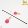 Teaser "festive", 45.5 cm, pink
