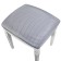 Vasco banquet in 106n, 420x470x490, white/silver/atina silver
