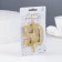 Candle for the cake figure "Jubilee" 50, gold, 9.7 cm,