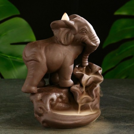 Set of incense on the stand "Elephant at the Watering" 12.4x10x15cm
