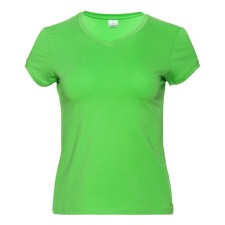 Female T-shirt, size 42, bright green color