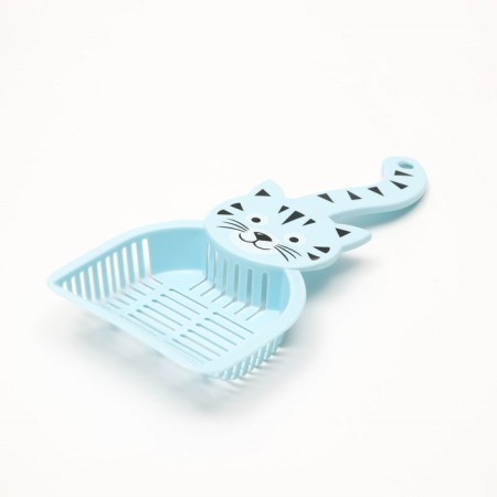 Supply for the toilet "Satisfied Cat", 28 x 12.5 cm, blue