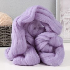 Fasting wool 100% half -toned wool 50 g (072 lavender)