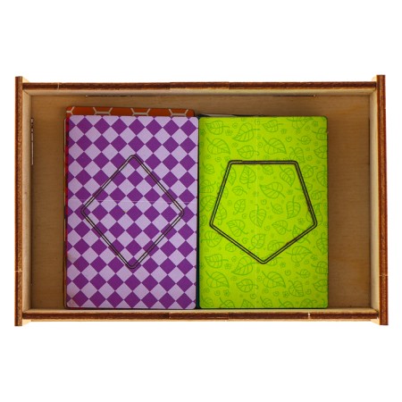 Wooden cards "Figures" set of 15 cards: 5.5 x 8.3 cm-4