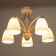 Franix chandelier 5he27 40w is white 54x54x30 cm Bayerlux