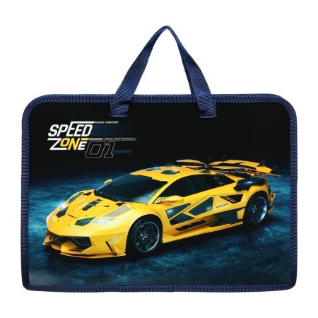 Folder with A4 handles, 340 x 245 x 75 mm, plastic, pens, PT-14-4, Speed ​​Zone, 68720