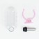 Drill for rodents with a metal nose, 60 ml, transparent with pink fastening