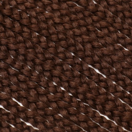 SIM-BRAIDS AFROKOSOS, 50 cm, 18 strands (CE), Dark Breeding color (#8)-1