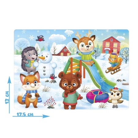 Children's puzzle "New Year games", 54 elements-1