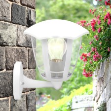 Lamp Garden Era E27, IP44, 40W, 164x199x222 mm, white