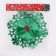 Stretching "Star and snowflakes in a circle" D-27 cm 220 cm
