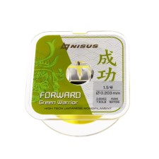 Nisus Forward Warrior fishing line, diameter 0.203 mm, test 3.55 kg, 150 m, green