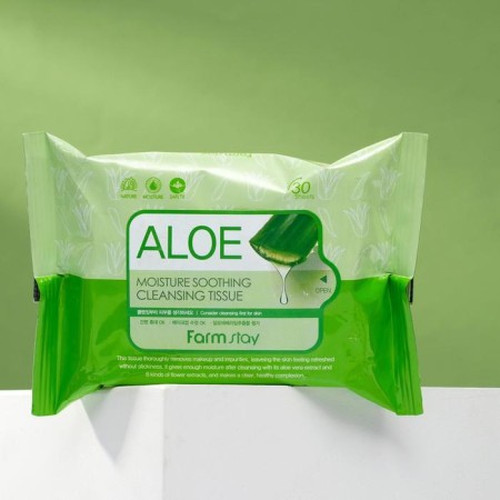 Moisturizing faces Farmstay, with aloe extract, 30 pcs.