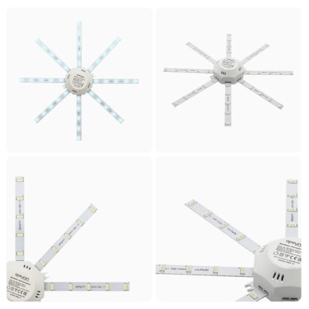 Module LED 220V 16W ​​SMD5730 IP30 1200LM 6400K Ø22cm-11