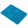 2-in-1 rug for a bowl/toilet of animals with rounded corners, 48 ​​x 35 cm, blue