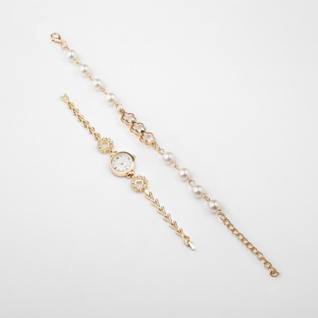 Women's gift set "NAN" 2 in 1: wristwing, bracelet, d-2.5 cm-1