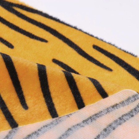 Locum for needlework, 53 × 53 cm, tiger beige fur on a knitted basis-1