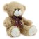 Soft toy "Bear Green", 50 cm, coffee color