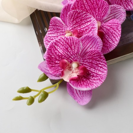 Artificial Flowers "Orchid Falalanopsis" premium, 7x55 cm, lilac-1