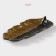 Daille of the Golden Leaf, 38.5 × 15.5 cm, gold with black and black