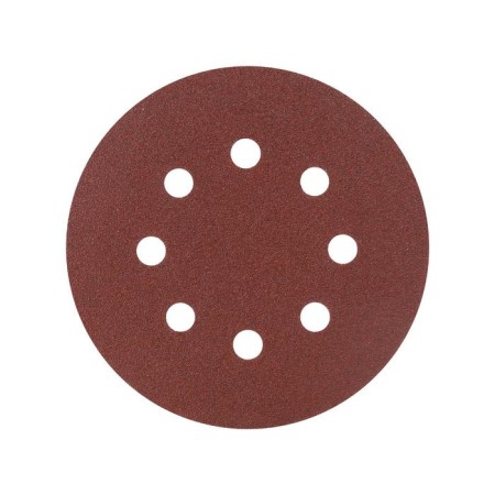 Grinding Patriot Ground on Velcro, 125 mm, P80, 8 holes, 5 pcs.