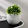 Flower pot "Japan", 2 l, white color