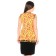 Women's dress, size 48, yellow-red color