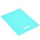 Polyethylene package with a cut handle, turquoise 30-40 cm, 50 μm