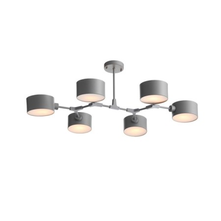 Ceiling EVOLUCE lamp. Sle183702-06. Gemento. 6x60 W, E14, 73x95.5x32 cm, gray color