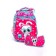 Baby backpack on lightning, pink color