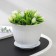Pot with the pallet "Angara", 1.5 l, the color is white