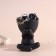 Interior subject "Mr. Green" A lover of silence 9.8*6.7*8 Black ceramics