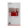 Electric kettle bQ kt1715p, plastic, flask, 1.7 l, 1800 watts, red/black