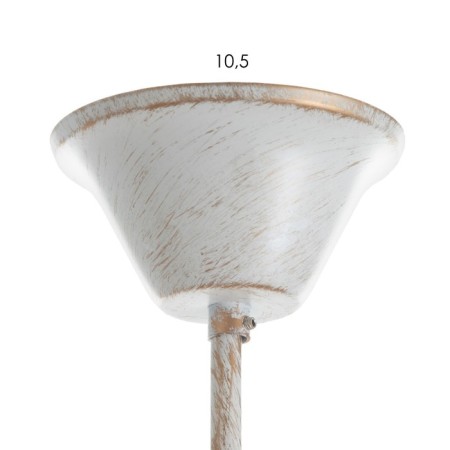 Iris chandelier 5xe14 40w is white with a golden patina 66x66x46-105 cm Bayerlux-6