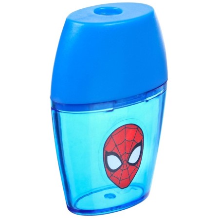 Plastic sharpener, blue color, spider-man-2