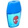 Plastic sharpener, blue color, spider-man
