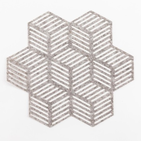 Decorative clip "Cube" 30 x 31.2 cm, 100% p/e, felt