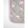 Baby rug is sod, size 115x115 cm, color gray-pink color