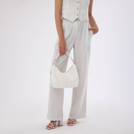 Women's bag with lightning, white color-9