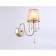 Wall lamp with lampshade and crystal Ambrella Light, Traditional, TR4596, 1HE14, Color Gold
