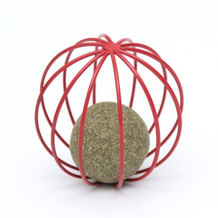Ball for cats from pressed cat "mint in a ball"-3
