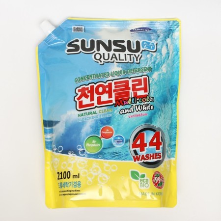 Sunsu-Q washing gel for colored and white linen 2.1 liters