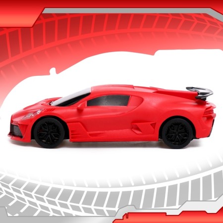 Radio controlled car "Sky", works on batteries, red color-4