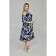 Women's dress, size 56, dark blue color