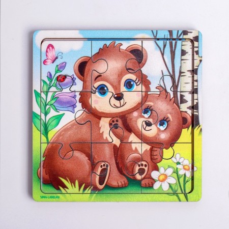 Puzzle "Bear and Bear", 9 details-1