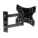 Ultramounts UM867, for TV, inclined-dwelling, 17-43 ", 44-320 mm from the wall, black