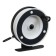 Inertial coil, metal plastic, diameter 7 cm, black white color, 801a