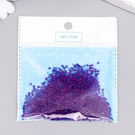 Round size 12/0 transparent "lilac" 20 g-2